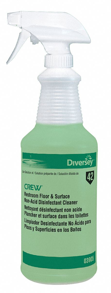 Diversey Crew Shower, Tub And Tile Cleaner, Liquid, 32 Oz 