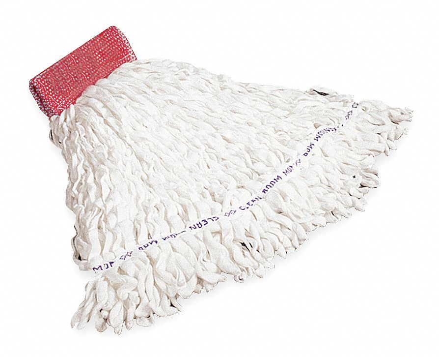 QUICKIE Mop Pad: Flat Mop, Quick Change Connection, Launderable, Gray