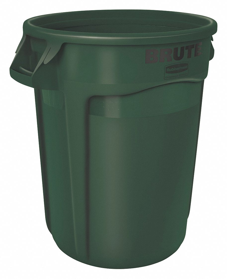 Rubbermaid FG262000DGRN Brute 20 Gallon Green Trash Can