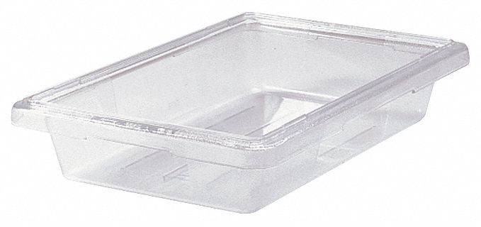 Rubbermaid 3-1/2 Gallon Clear Food/Tote Box