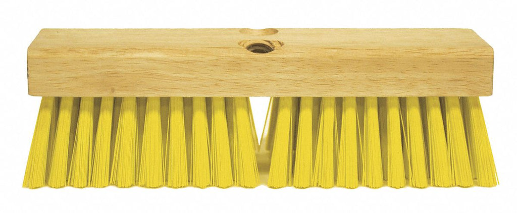 Tough Guy 1DU74 Deck Brush,Poly,Replacement Brush Head