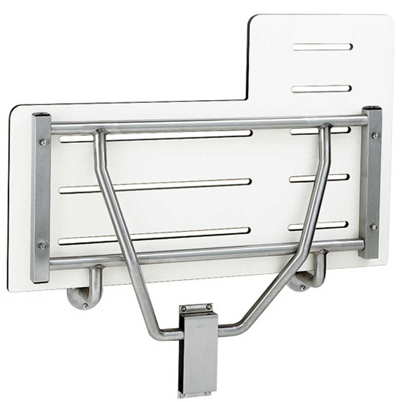 Bobrick folding shower outlet seat