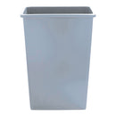 Boardwalk Slim Waste Container, 23 Gal, Gray, Plastic - BWK23GLSJGRA