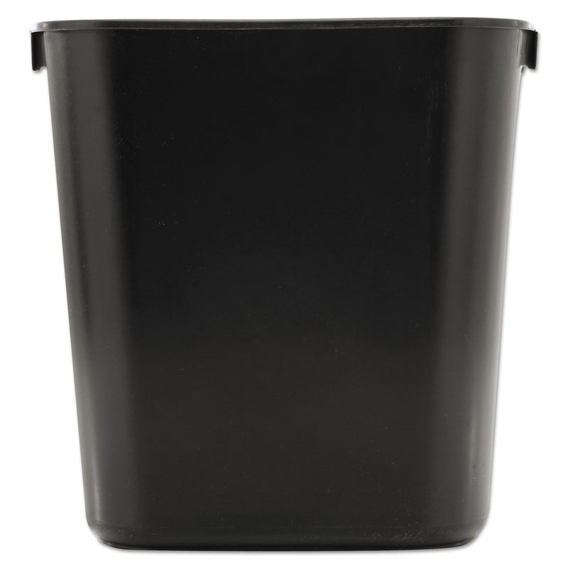 Rubbermaid Commercial Deskside Wastebasket, Black