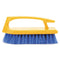 Rubbermaid Long Handle Scrub Brush, 6" Brush, Yellow Plastic Handle/Blue Bristles - RCP6482COB