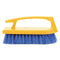 Rubbermaid Long Handle Scrub Brush, 6" Brush, Yellow Plastic Handle/Blue Bristles - RCP6482COB