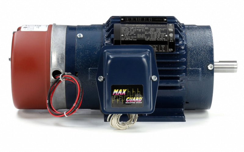 Marathon Motors 2 HP Vector Motor,3-Phase,1750 Nameplate RPM,230/460 Voltage,Frame 145TC - 145THTN8043