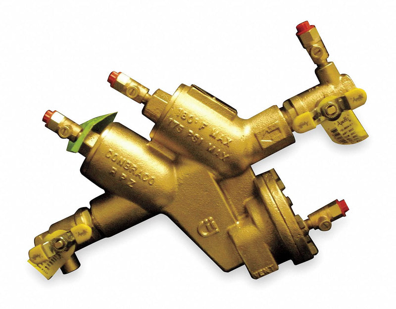 Apollo Reduced Pressure Zone Backflow Preventer, Bronze, Apollo 40-200 Series, FNPT Connection - 4A207A2F
