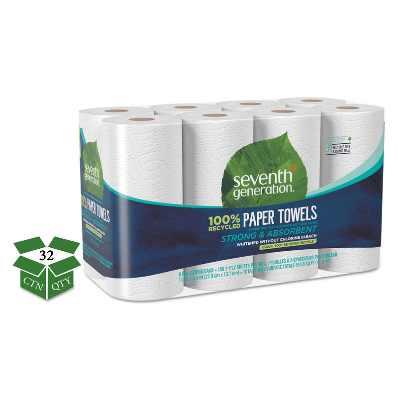 Marcal 100% Recycled Roll Towels, 2-Ply, 5 1/2 x 11, 140/Roll, 24 Rolls/Carton