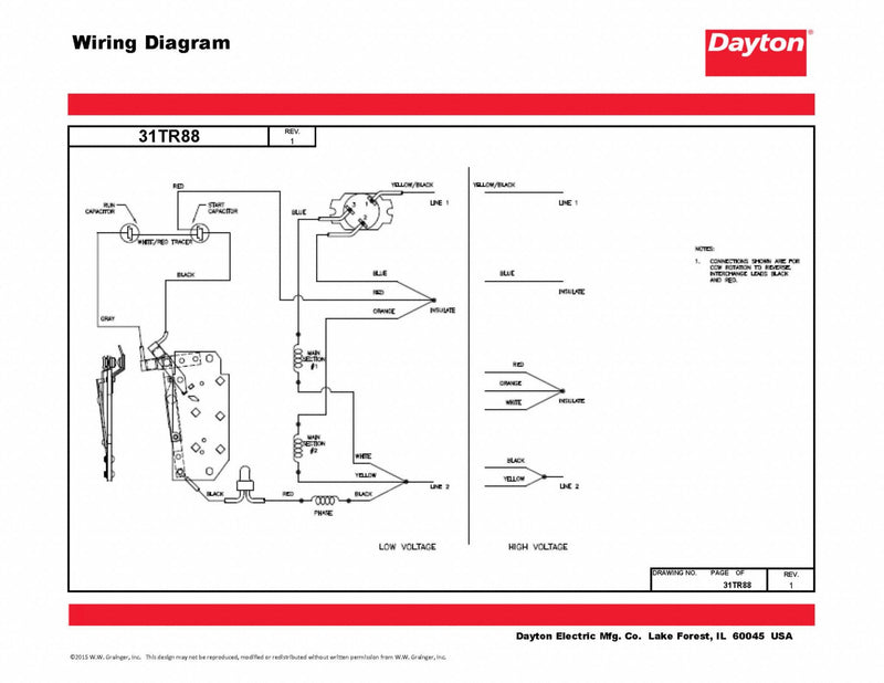 Dayton Commercial Duty Air Compressor Motor, 7 1/2 HP, Capacitor-Start/Run,  Nameplate RPM 3,495