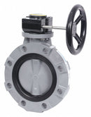 Hayward Wafer-Style Butterfly Valve, PVC, 150 psi, 12 in Pipe Size - BYV14120A0NG000