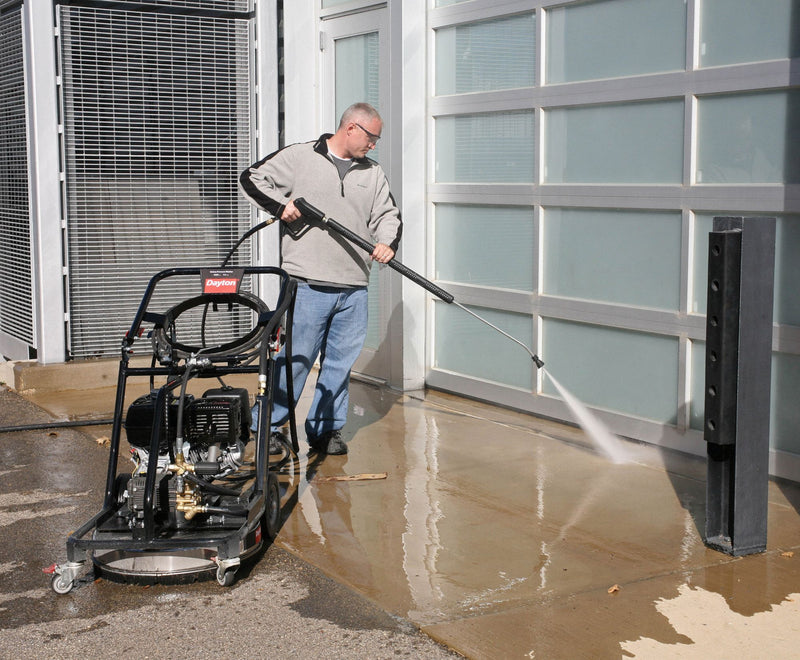 Dayton Rotary Surface Cleaner/Pressure Washer, 24 in Cleaning Path, 4000 psi Max. Operating Pressure, 4 gpm - 36RM52