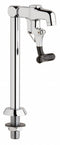 Chicago Faucets Chrome, Straight, Glass Filler, Manual Faucet Activation, 1.00 gpm - 712-ABCP