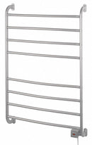 See All Industries 6"D x 24"W x 40"H Satin Nickel 8 Bar Towel Warmer - WR-HSKS