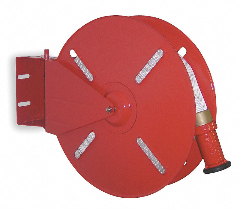 Moon American Steel Heavy Duty Fire Hose Reel, 100 ft. Hose Capacity, For  Hose Dia. 1-1/2 - 1430-3, Fire Protection Equipment