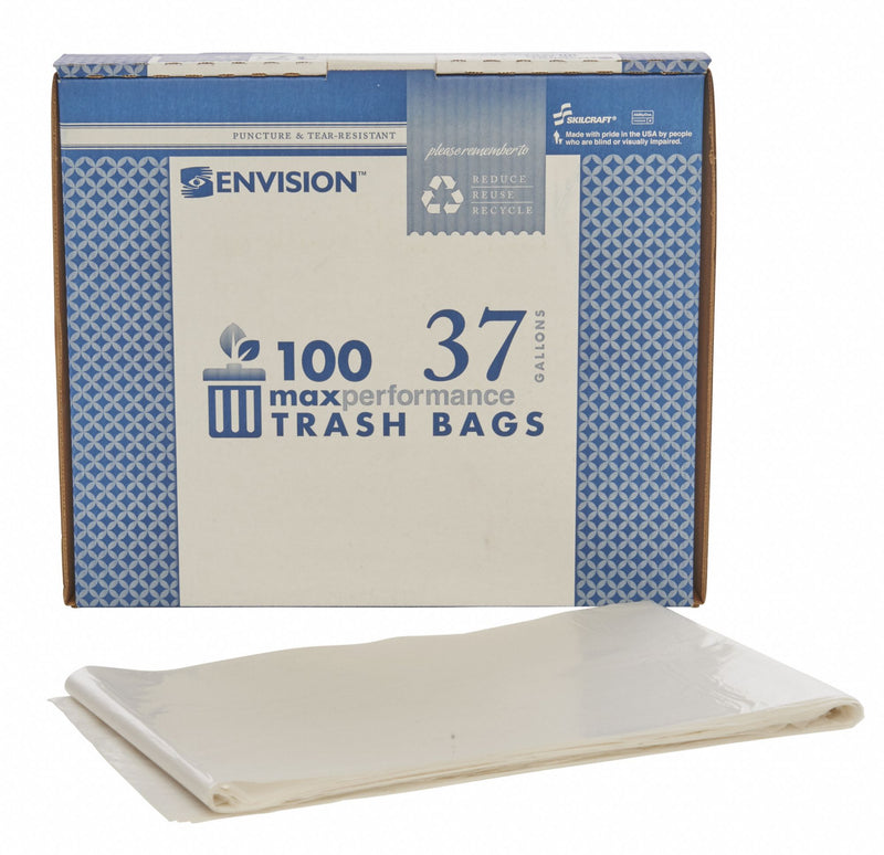 SKILCRAFT Heavy Duty Plastic Trash Bag