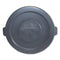 Impact Basic Gator Lids, For 20 Gal, Flat-Top, 19.65" Diameter, Gray - IMP77213