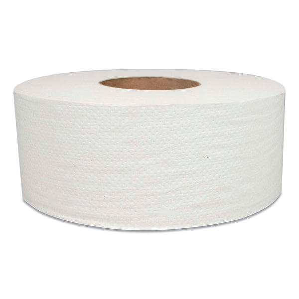 Boardwalk 6273 Big Roll Kitchen Paper Towel Rolls, 2 Ply, 250 Perforated  Sheets / Roll, White - 12 / Case