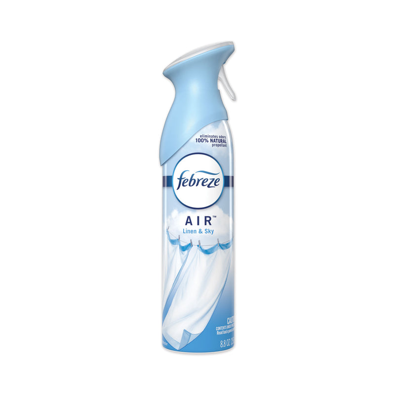 Febreze Air, Linen & Sky, 8.8 oz Aerosol, 6/Carton