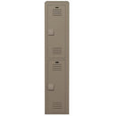 Bradley Lenox Locker, 15X18X72  2 Tier, 30% Pre-Consumer Recycled HDPE