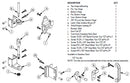 Bradley Partition Surface Latch Door Hardware Kit, Wrap Around Strike/Keeper, ZD1-SLWSHC