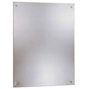 Bobrick B-15561830 (18 x 30) Commercial Restroom Mirror, Frameless, 18" x 30"