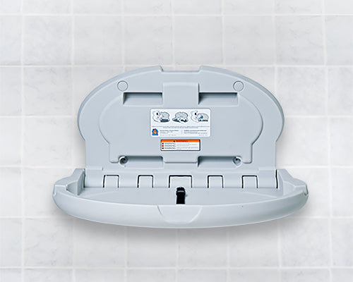 Koala Kare KB208-01 Horizontal Oval Baby Changing Station, Grey