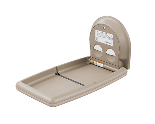 Koala Kare KB301-00 Beige Vertical Baby Changing Station, Surface-Mounted