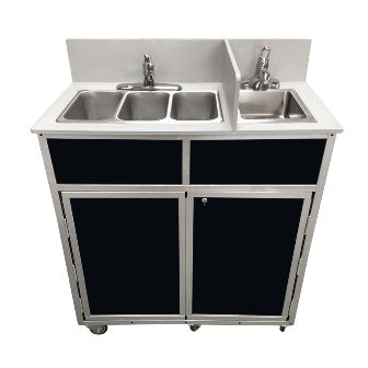 Monsam NS-004S NSF Certified Four Compact Basins Portable Sink