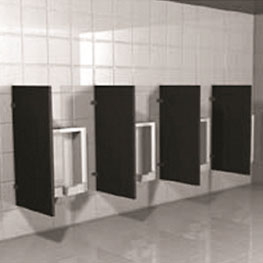 Global Industrial™ Bathroom Stainless Steel Urinal Screen 24 x 42